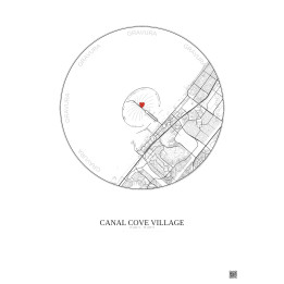 Canal Cove Village — Custom City Map