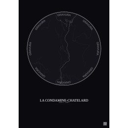 La Condamine-Châtelard — Carte de ville personnalisée