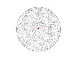 Paris, France — Custom City Map