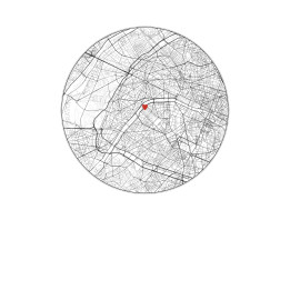 Paris, France — Custom City Map