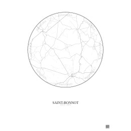 Saint-Bonnot — Custom City Map