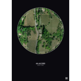 La Condamine-Châtelard — Vue satellite personnalisée