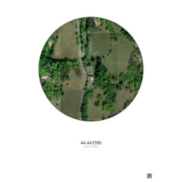 La Condamine-Châtelard — Vue satellite personnalisée