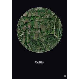 La Condamine-Châtelard — Vue satellite personnalisée