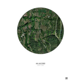 La Condamine-Châtelard — Vue satellite personnalisée