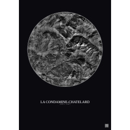 La Condamine-Châtelard — Vue satellite personnalisée