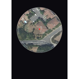 Maison-label-lieu — Vue satellite personnalisée