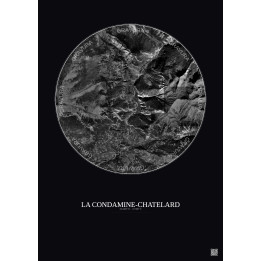 La Condamine-Châtelard — Vue satellite personnalisée