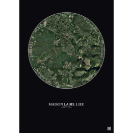 Maison — Vue satellite personnalisée