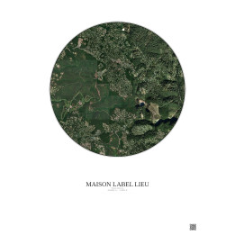 Maison — Vue satellite personnalisée