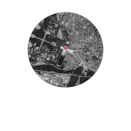 Versailles, France — Vue satellite personnalisée