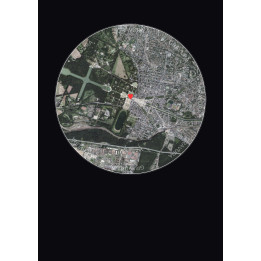 Versailles, France — Vue satellite personnalisée