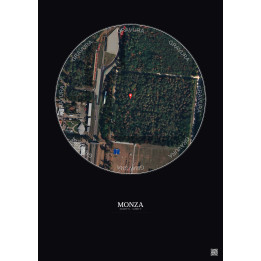 Monza — Vue satellite personnalisée