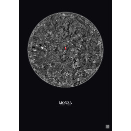 Monza — Vue satellite personnalisée