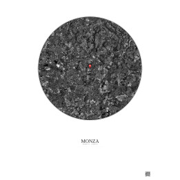 Monza — Vue satellite personnalisée