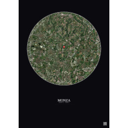 Monza — Vue satellite personnalisée