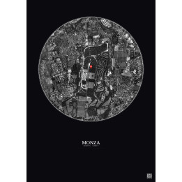Monza — Vue satellite personnalisée