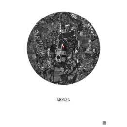 Monza — Vue satellite personnalisée