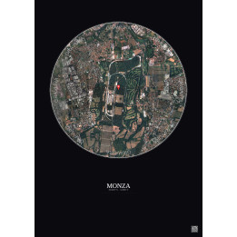 Monza — Vue satellite personnalisée