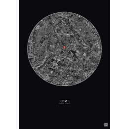 Rome — Vue satellite personnalisée