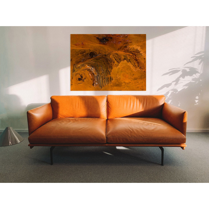 The Sahara — Premium Satellite Poster · Gravura