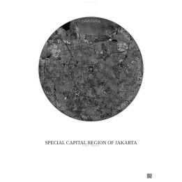 Affiche Special Capital Region Of Jakarta – Poster vue satellite