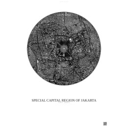 Affiche Special Capital Region Of Jakarta – Poster vue satellite