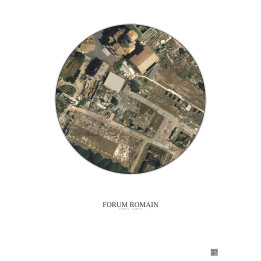 Forum Romain Satellite View Poster 0.1km Color | Gravura – Light