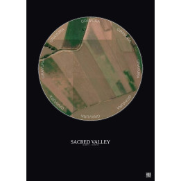 Affiche Sacred Valley – Poster vue satellite 0.1km Couleur | Gra