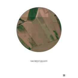 Affiche Sacred Valley – Poster vue satellite 0.1km Couleur | Gra