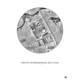 Affiche Circuit International De Lusail – Poster vue satellite 2