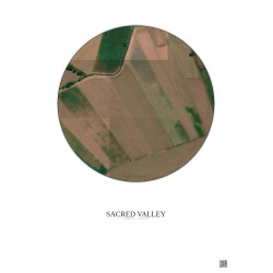 Affiche Sacred Valley – Poster vue satellite 0.1km Couleur | Gravura – Fond clair