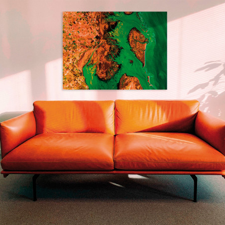 Argentine — Poster Satellitaire Premium · Gravura
