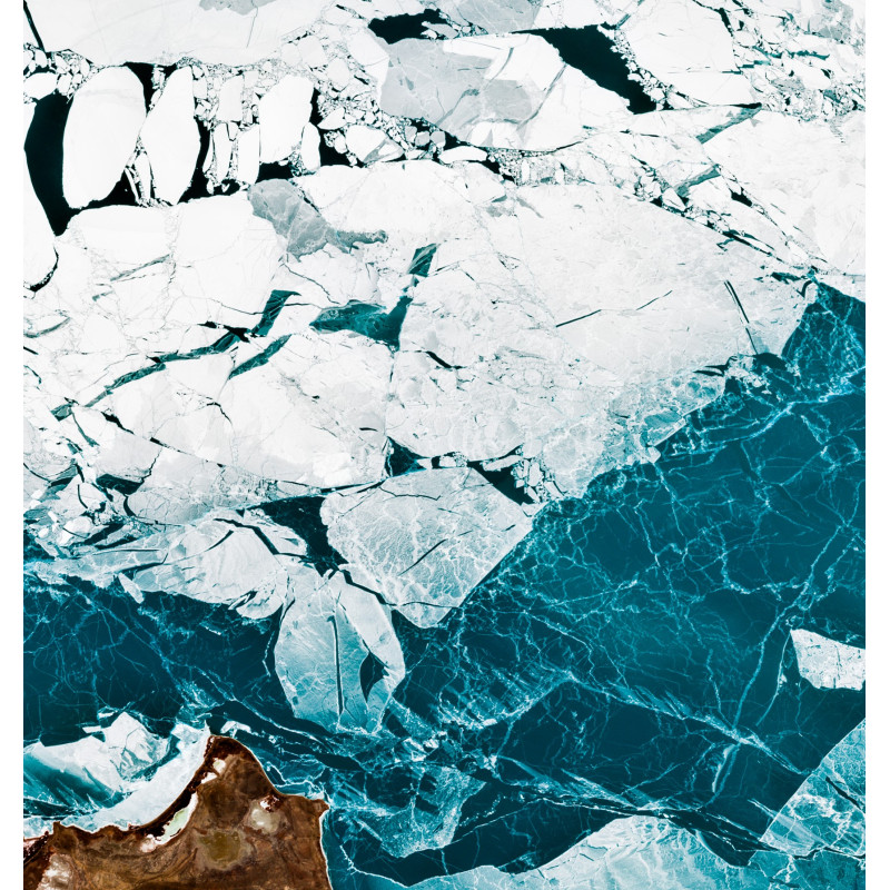 Kazakhstan — Poster Satellitaire · Gravura