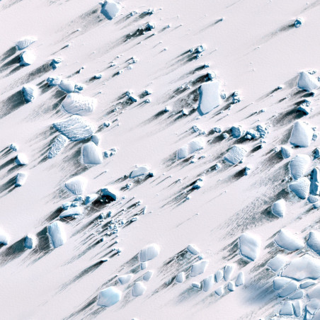 Le Continent Blanc — Poster Satellitaire · Gravura