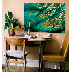 Îles de Guinée-Bissau — Poster Satellitaire · Gravura 2