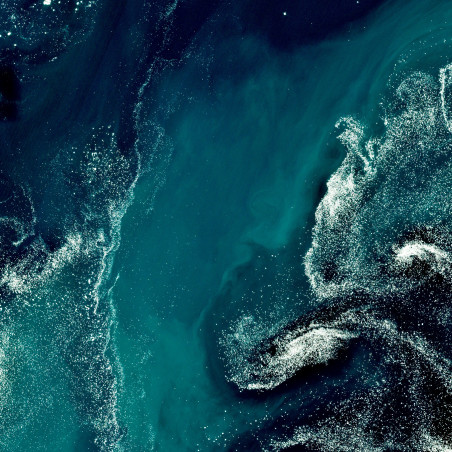Vague de Glace — Poster Satellitaire · Gravura