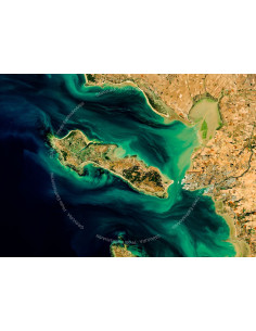 Île de Ré — Poster Satellitaire · Gravura