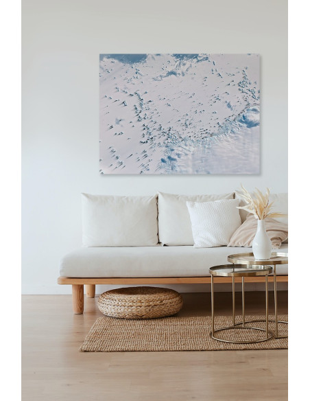 Le Continent Blanc — Poster Satellitaire · Gravura