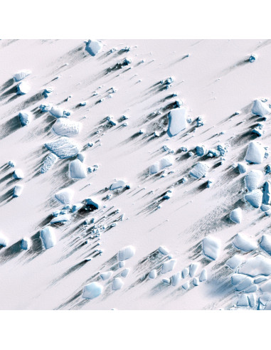 Le Continent Blanc — Poster Satellitaire · Gravura