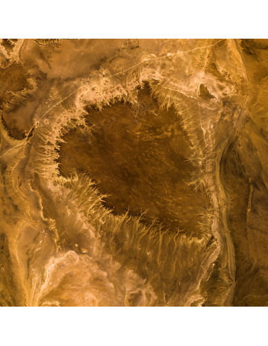 Le Sahara — Poster Satellitaire Premium · Gravura