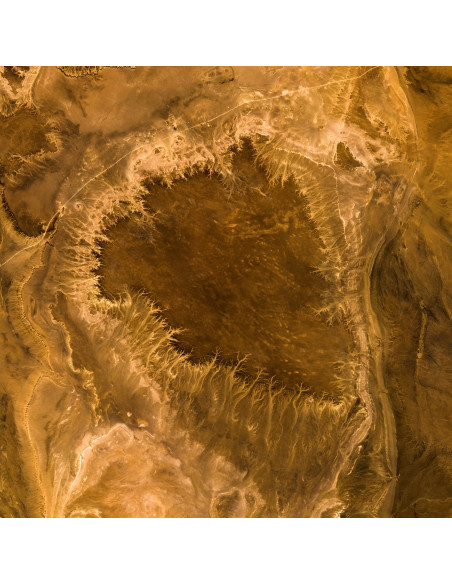 Le Sahara — Poster Satellitaire Premium · Gravura
