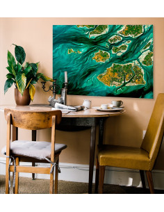 Îles de Guinée-Bissau — Poster Satellitaire · Gravura 2