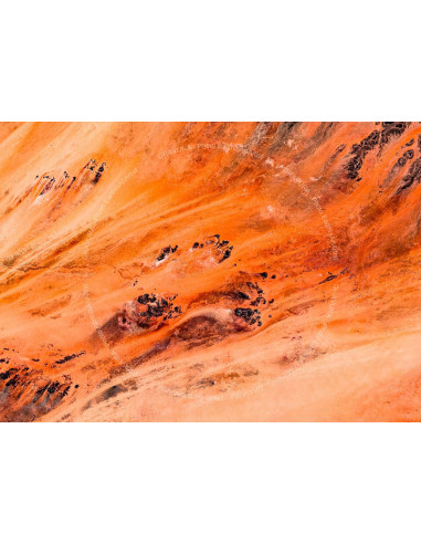 Chad — Satellite Desert Poster · Gravura