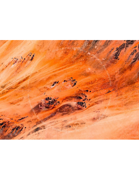 Chad — Satellite Desert Poster · Gravura