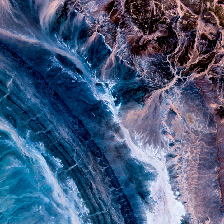 Eye of Africa — Satellite Photography Poster · Gravura