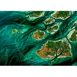 Guinea-Bissau Islands — Satellite Poster · Gravura