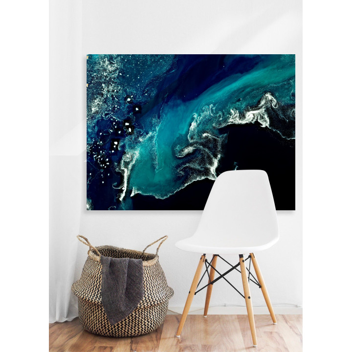 Ice Wave — Satellite Photography Poster · Gravura