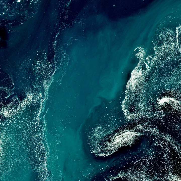 Ice Wave — Satellite Photography Poster · Gravura
