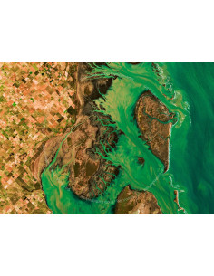 Argentine — Poster Satellitaire Premium · Gravura